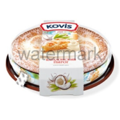 Пирог 400 гр."KOVIS" бискв. с нач. кокосовой