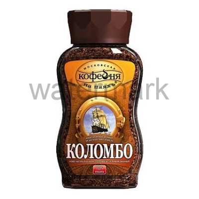 Кофе раст.95 гр.с/б.КОЛОМБО натуральный сублимированный с кофеином