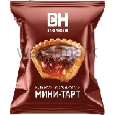 Мини-тарты 40 гр. карамель-арахис "Baker House"