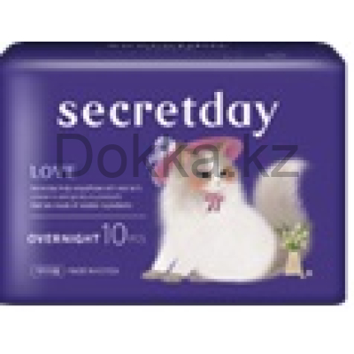 SecretDay Прокладки  гигиенические LOVE, Overnight, 10 шт