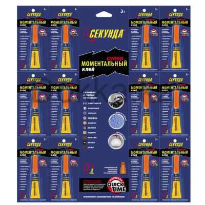 Суперклей секундный AVIORA-МОНОЛИТ 3г.