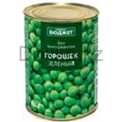 Горох консервир.без уксуса 400гр.ж/б СТО (Семейный бюджет)