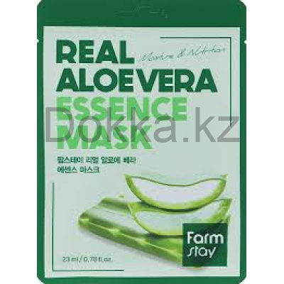 FarmStay Тканевая маска REAL с эссенцией АЛОЭ-ВЕРА / ALOEVERA ESSENCE