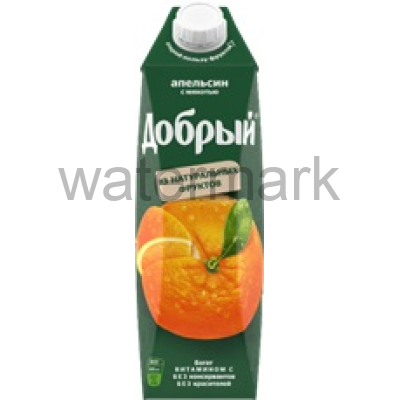 Добрый 1л.Апельсиновый нектар 50% ДП