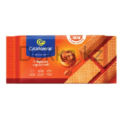 Ваф.ТМ38"Сладонеж" "Тоньше и вкуснее" с вар. сгущ. 0,17кг.*24уп.