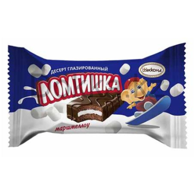Ломтишка десерт маршмеллоу глазир.3кг.