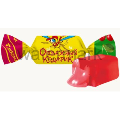 Отважный комарик со вк.Вишни 4кг конфеты