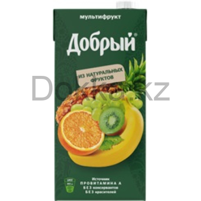 Добрый 2л.Нектар Мультифрукт из смеси фруктов, обогащ.провит. А  50% ДП
