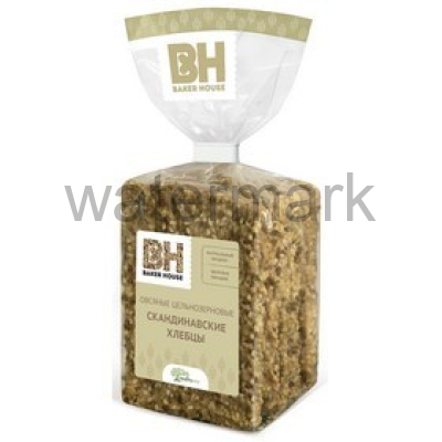 Хлебцы овсяные цельнозерновые "Скандинавские" 180гр. ТМ"Baker House"