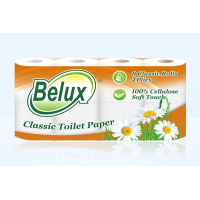 Т/бумага "BELUX" классик 8 шт. 2-сл. белая