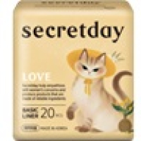 SecretDay Прокладки ежедневные LOVE, Basic Liner, 20 шт