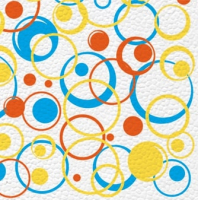 Салфетки "Семья и Комфорт" 100 горох 2х.цв. (48)