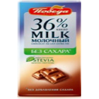Шоколад 1095 "Молочный без сахара 36% какао" 100г/20шт