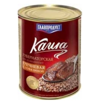 Каша греч. с говядиной 340гр. Губернаторская по-домашнему Главпродукт №9
