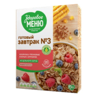 Хлопья кук.греч. №3 с отрубями 200гр.