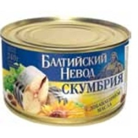 Скумбрия 240гр."Балтийский Невод"атлант.с доб.масла