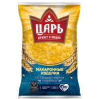 Макарон.изд."Царь""Перья рифленые"400гр.