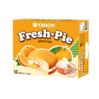 Пирожное Бисквитное с апельсиновой начинкой(Фреш пай) "FRESH PIE"