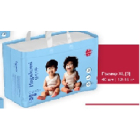 Трусики HAGUKUMI 5-XL 40шт.(12-18кг)