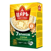 Хлопья 7 злаков "Царь" 35К 400 гр.