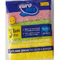 Набор тряпок из микрофибры  EUROMIX