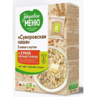 Каша 3 злака с нутом "Суворовская каша" К400гр. "Здоровое меню"