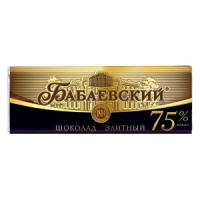 Шоколад Бабаевский элитный 75% какао 75гр.