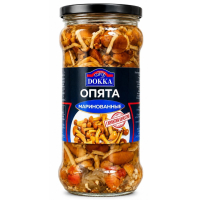 Грибы Опята марин. ст/б 530 гр. ТМ "DOKKA"