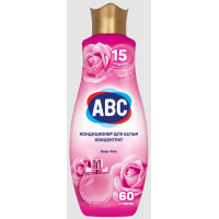 Ополаскиватель д/белья концентрат "АВС" 1440мл. РОЗА РОЗОВЫЙ