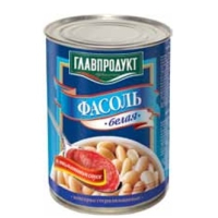 Фасоль белая 400гр.Главпродукт