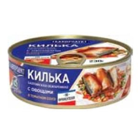 Килька балт.неразд.обж.в т/с 230гр.с овощами по-французски Easy open ГП №3