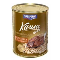 Каша перл. с говядиной 340гр. Губернаторская по-домашнему Главпродукт №9
